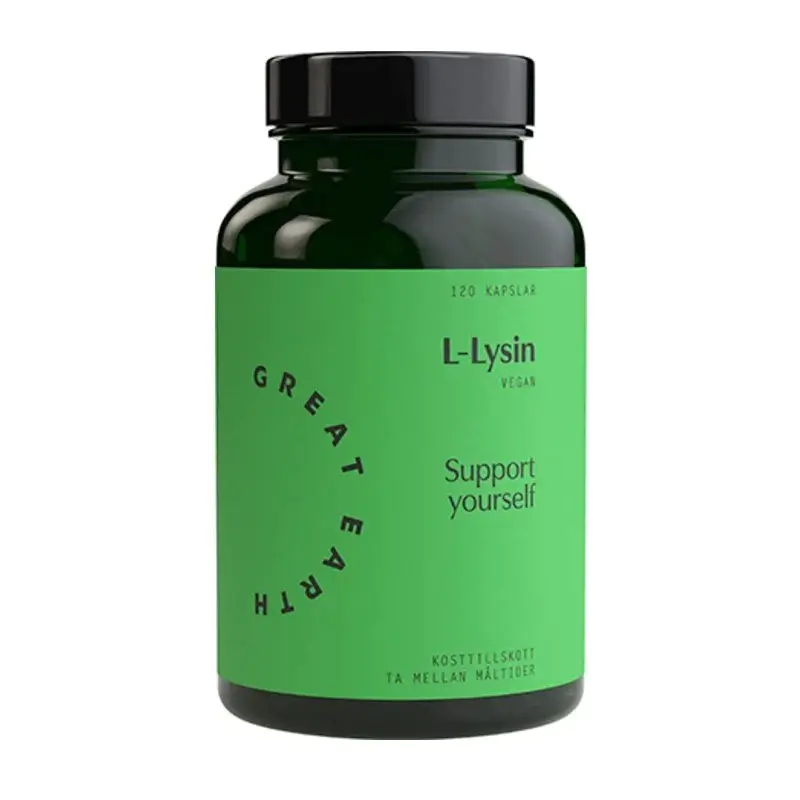 Great Earth L-Lysine 500 mg 120 Capsules